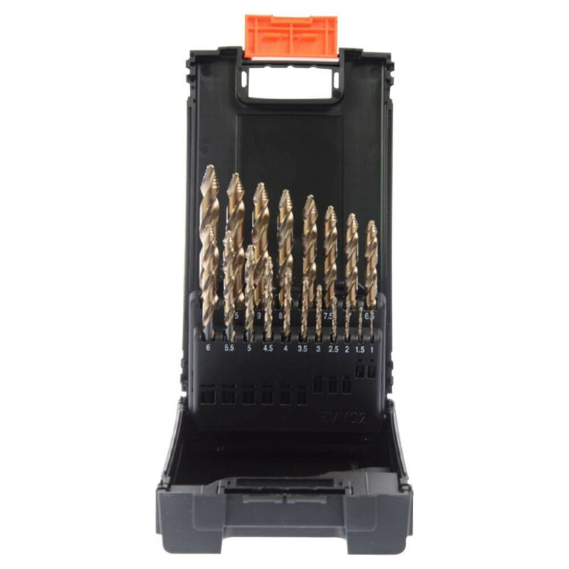 PROSTEP Spiralbohrer HSS-Co 5% Kassette 19tlg.